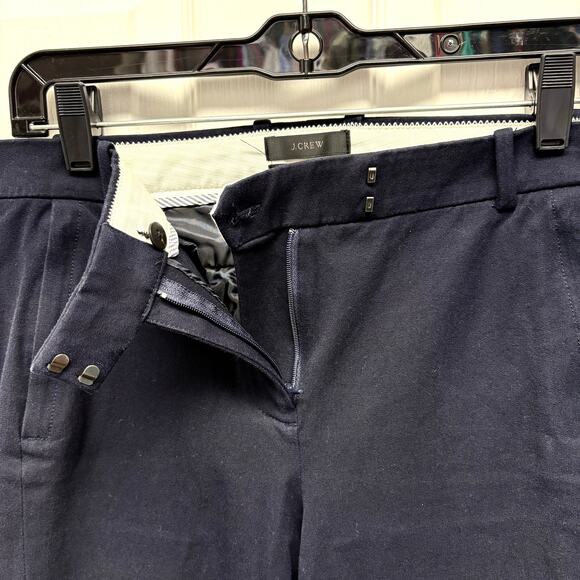 J. Crew Maddie Pant, Black Dress Slacks, Mid Rise, Women's Size 8P - Picture 3 of 5